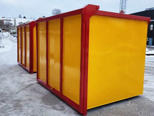 Containers ready for delivery